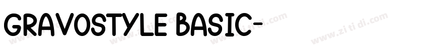 Gravostyle Basic字体转换